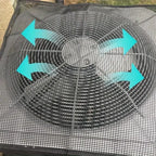 ❄️ Heavy-Duty Mesh AC Cover – All-Season Outdoor Protection
