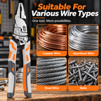 Self-Locking Ratchet Pliers With Wire Cutter